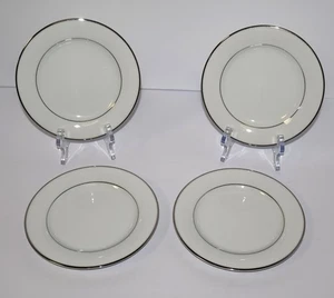 Platos de pan Noritake Derry (5931) 6 1/4" - Juego de 4 | Borde de platino - Imagen 1 de 4