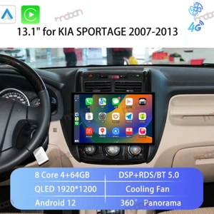 13.1"4+64 Android 12 for KIA sportage 2007~13 Car Stereo Radio GPS NAVI Carplay - Picture 1 of 9