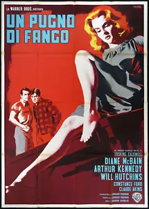 UN PUGNO DI FANGO MANIFESTO DIANE MCBAIN 1961 CLAUDELLE INGLISH MOVIE POSTER 4F - Foto 1 di 1