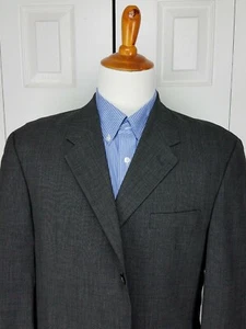Adolfo Mens Gray Blazer Sport Coat Suit Jacket Size 44L - Picture 1 of 12