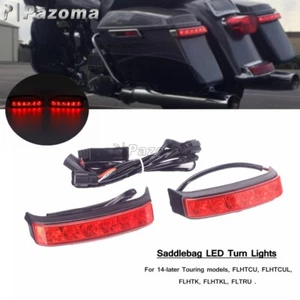 Saddlebag LED Run Brake Turn Lamp Light For Harley Touring CVO Road Glide FLTRX - Picture 1 of 9