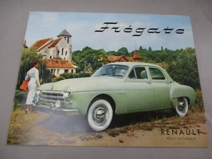 AH607 CATALOGUE RENAULT FREGATE 10 PAGES COULEURS BON ETAT - Imagen 1 de 4