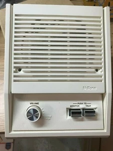 Haut-parleur interphone Nutone IS-205 pour IM-2003, 5" intérieur noyer ou adobe blanc - Photo 1/5