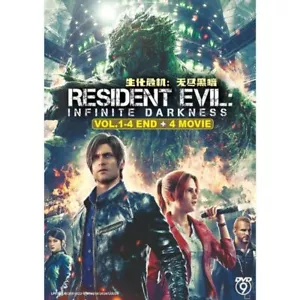 DVD Animations Resident Evil: Infinite Darkness (1-4 End) +4 Movies (English) - Foto 1 di 3