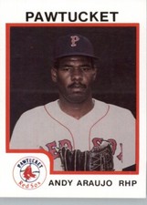 1987 ProCards Minor League  - Pawtucket Red Sox - #64  Andy Araujo