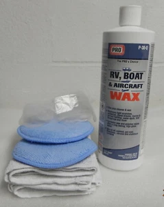 PRO COPOLYMER gel coat SEALANT BOAT WAX sail jet ski HD Cleaner 32oz BUNDLE *USA - Picture 1 of 12