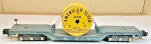 American Flyer No. 636 (7210) Erie Depressed Center Flat Car w/Wire Coil Load ! - Picture 1 of 6