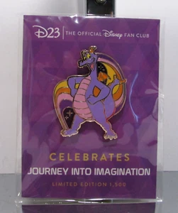 Prendedor Disney D23 Figment Celebrates Journey Into Imagination Rainbow LE 1500 NUEVO - Imagen 1 de 8