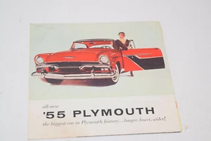 Vintage 1955 Plymouth Auto Foldout Brochure - Picture 1 of 4