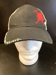 The Just Beer Project Just IPA Mesh Trucker Baseball Hat Cap Black Fat Red Devil - Picture 1 of 12