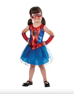 Spider-girl Marvel Cosplay Tutu Dress Med 8-10 Rubies Toddler Child Costume NIP - Picture 1 of 3