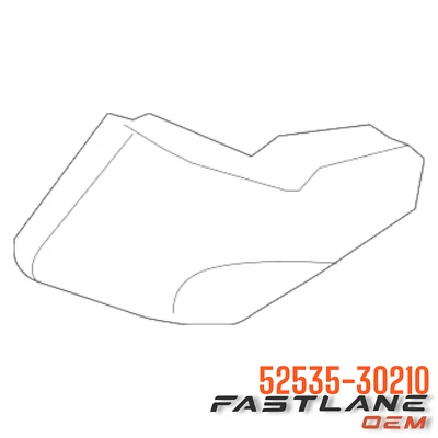 2006-2011 LEXUS GS350/450H/460 PLACA DE RETENCIÓN DELANTERA DERECHA NUEVA OEM 52535-30210 Foto 1 de 4