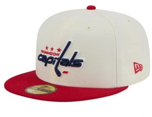Washington Capitals NHL Hockey Official Licensed New Era 59Fifty Hat Size 7 3/8 - Picture 1 of 5