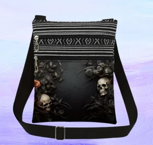 Bolsos de Hombro Ajustables Boho Coloridos Calavera - Imagen 1 de 7