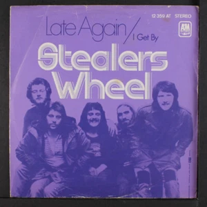 STEALERS WHEEL: late again / i get by A&M 7" Single 45 RPM - Picture 1 of 4