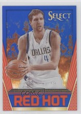 2013-14 Panini Select Red Hot Blue Prizm /49 Dirk Nowitzki #37 HOF