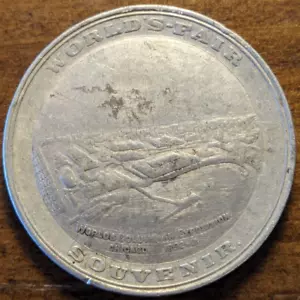 1892 Chicago, Illinois Feria Mundial Souvenir Globo Colón llamado dólar - Imagen 1 de 5