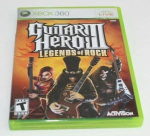 Microsoft XBOX 360 Live Guitar Hero 3 Legends of Rock Not Tested - Picture 1 of 3