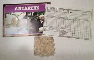Sammlerstück Vintage Antartex Lammfell Prospekt mit Muster & Bestellformular, 1977 - Bild 1 von 11