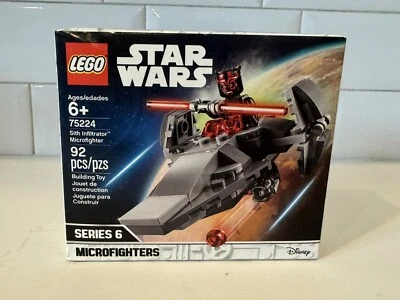 Lego Star Wars - Sith Infiltrator Microfighter 75224 - New/Sealed - Image 1 of 4