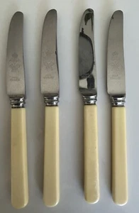 Gendis Sheffield England Firth Stainless Knives Bakelite Handle VTG Set of 4 EUC - Picture 1 of 4