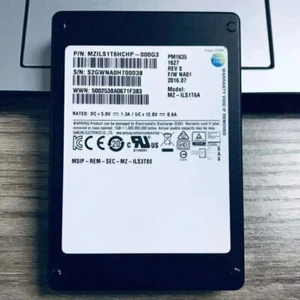 Samsung SSD PM1635 1.6TB SAS MZ-1LS1T6A MZ1LS1T6HCHP-000G3 Solid State Drive - Afbeelding 1 van 2