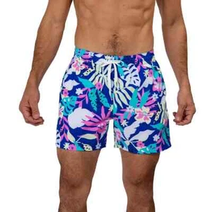 Chubbies Swimming Shorts | Men’s MEDIUM | Leaves and Flowers 5.5-in Swim Trunks - Picture 1 of 1