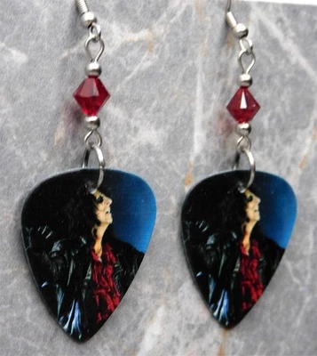 Pendientes de guitarra Alice Cooper con cristales rojos de Swarovski Foto 1 de 4
