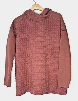 Columbia Mujer Rosa Acolchado Sudadera con Capucha Pullover Talla L Foto 1 de 4