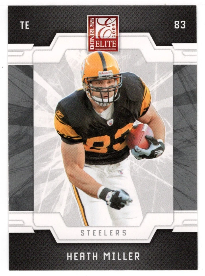 Heath Miller - Pittsburgh Steelers (NFL) 2009 Donruss Elite Football # 79 Mint - Image 1 of 1