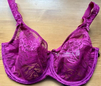 *Primadonna* ‘Madison’ Seamless Bra 0262127 32G Fuchsia Fiesta RP£118 - Image 1 of 4