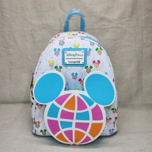 Mochila Bóveda Aniversario Epcot Globos Mickey Mouse Loungefly Parks Disney - Imagen 1 de 5