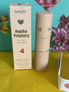 Benefit Hello Happy Air Stick Foundation Shade 4 BNIB 8.5g Rare FAST POSTAGE - Picture 1 of 5