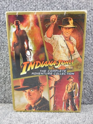 New Sealed Indiana Jones The Complete Adventure Collection 4 DVD Set 2008 - Image 1 of 4