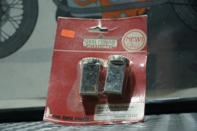 Show Chrome Rear Peg Relocator Honda VT600 Shadow Anti-Rotation - Image 1 of 4