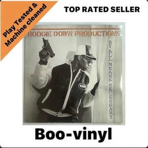 Boogie Down Productions – By All Means Necessary, 1988 12" Vinyl LP, Hip-hop EX - Picture 1 of 6