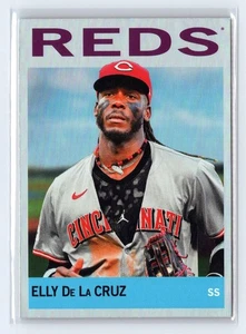 2025 Topps Heritage Elly De La Cruz SS 25th Anniversary #H25-13 Reds - Bild 1 von 2