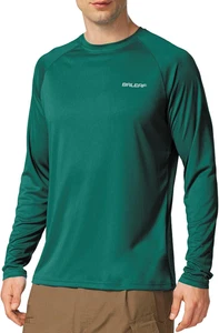 Baleaf Herren UV-Schutz Langarmshirt - schnelltrocknend Angeln & Laufen - Sum - Bild 1 von 12