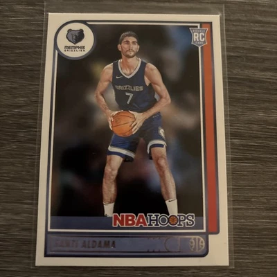 2021-22 Panini NBA Hoops - Rookies Santi Aldama #207 (RC) - Image 1 of 2