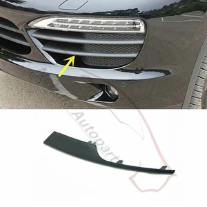 Left Front Bumper Lower Grille Trim Strips For Porsche Cayenne 2011-2014 - Foto 1 di 7