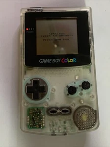 Nintendo Gameboy Color Console Transparent Clear Handheld System Made in Japan - Picture 1 of 10