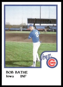 1986 ProCards Iowa Cubs Bob Bathe Iowa Cubs #2