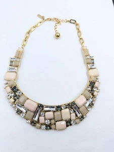 Rare Kate Spade Neapolitan Bib Collar Statement Necklace Crystals U198 - Picture 1 of 18