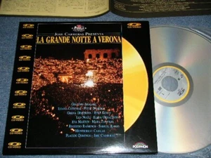 JOSE CARRERAS Japan 1989 CDV-2001 LaserDisc LA GRANDE NOTTE A VERONA - Picture 1 of 6