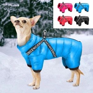 Hundemantel Winter Wasserdicht Hundejacke Pullover Hundegeschirr Hundeweste XS S - Bild 1 von 16