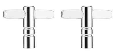 NEW 2X Silverline T-Type Standard Universal Steel Drum Head Tuning Key Set