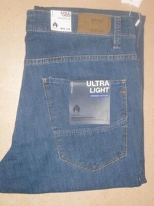BRAX Jeans Stretch Jeans Style Cadiz Ultra Light Denim Jeans Blue Summer Blue NEW - Picture 1 of 5