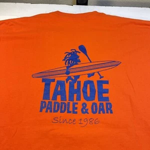 CAMISETA TAHOE PADDLE & OAR Kings Beach Lake Tahoe California XXL Paddle boarding - Imagen 1 de 4