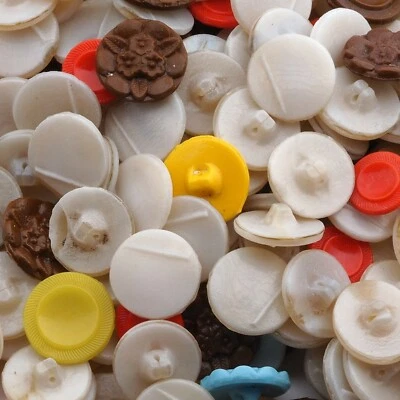 Lot (370) vintage Deco Czech glass buttons - Image 1 of 3