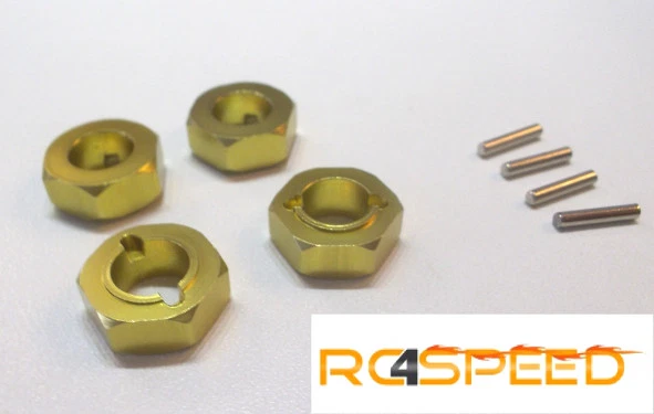1:10 12 mm RC ALU Radmitnehmer 5mm HEX 6-Kant, 2mm pin in div. Breiten & Farben! - Bild 1 von 1